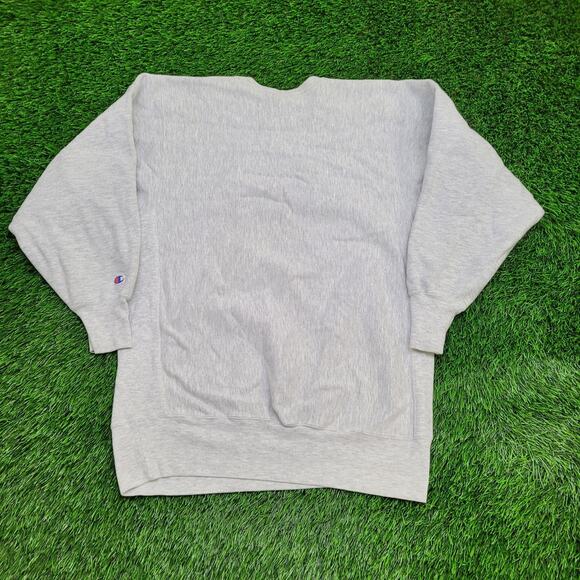 Vintage 90s New-York Jets Sweatshirt L/2XL 22x27 Gray - Picture 2 of 14